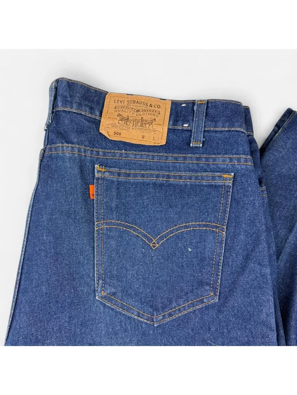 Levi's 506 Classic Fit Blue Denim Jeans